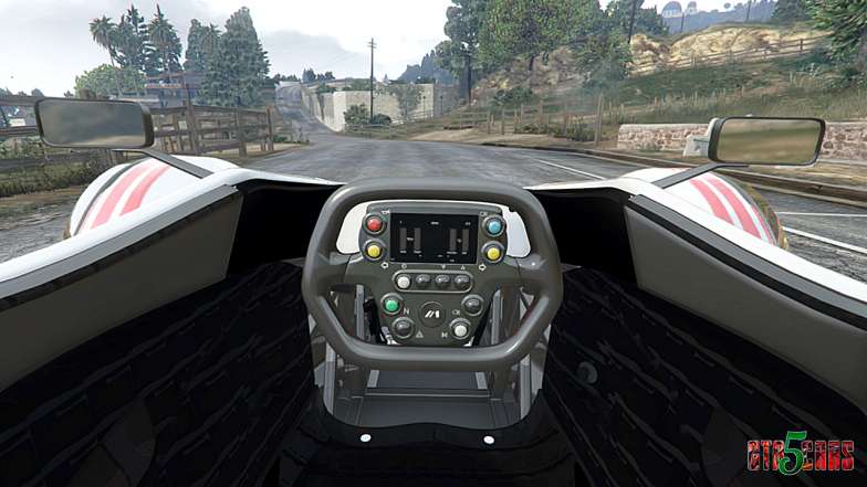 BAC Mono v2.0 steering wheel view