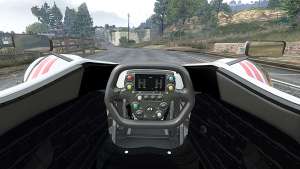 BAC Mono v2.0 steering wheel view