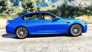 BMW M5 (F10) 2012 [replace] side view
