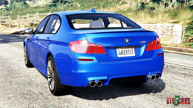BMW M5 (F10) 2012 [replace] back view
