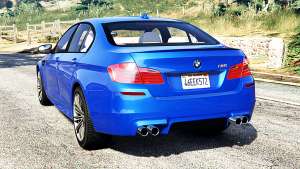 BMW M5 (F10) 2012 [replace] back view