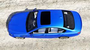 BMW M5 (F10) 2012 [replace] top view