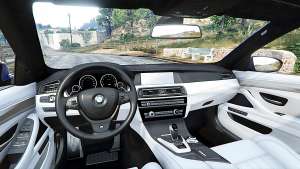 BMW M5 (F10) 2012 [replace] interior view