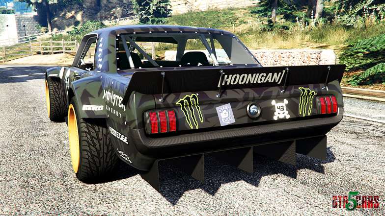 Ford Mustang 1965 Hoonicorn [add-on] back view