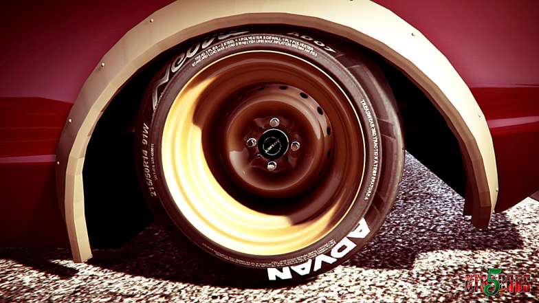 Nissan Skyline GT-R C110 Liberty Walk [replace] wheel view