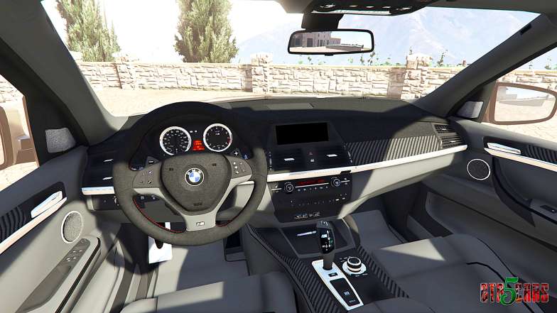 BMW X5 M (E70) 2013 v1.2 [add-on] steering wheel view