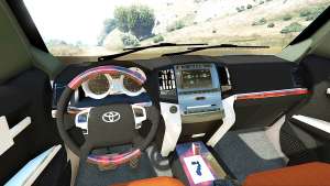 Toyota Land Cruiser Prado 2012 interior view