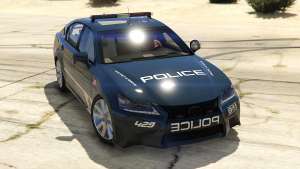 Lexus GS 350 Hot Pursuit Police front view