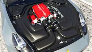 Ferrari California Autovista engine view