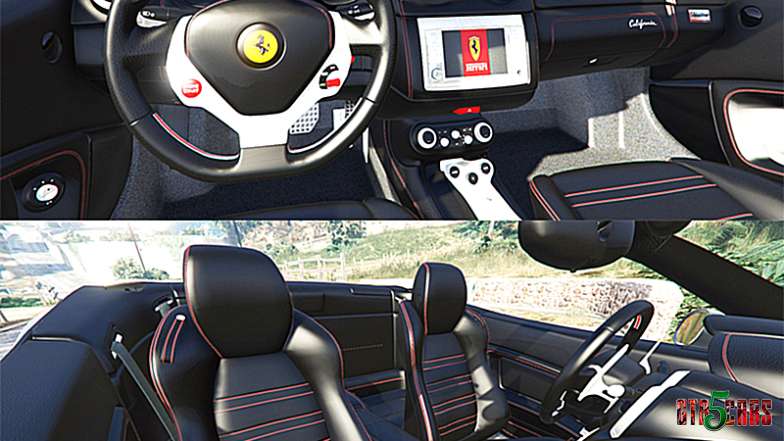 Ferrari California Autovista interior view