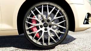 Audi A4 2017 wheel view
