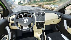 Dacia Sandero Stepway 2014 steering wheel view