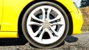 Audi A4 2009 wheel view