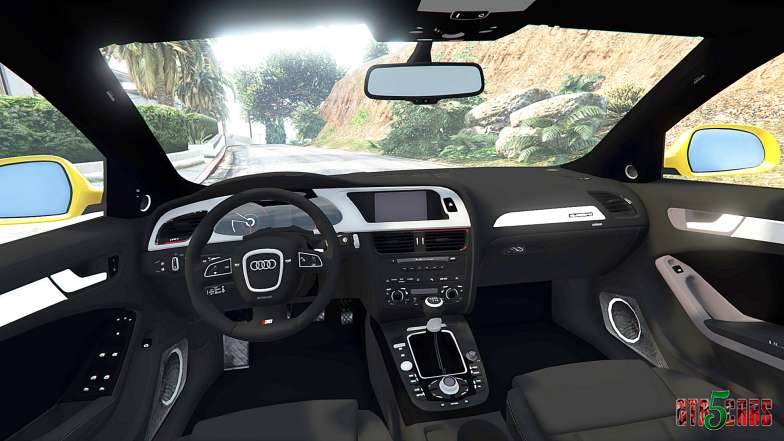 Audi A4 2009 steering wheel view