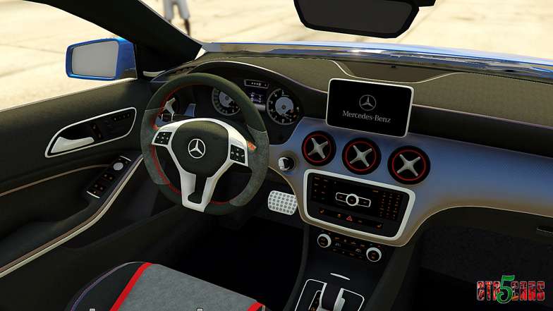 Mercedes-Benz A45 AMG 2017 steering wheel view