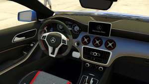 Mercedes-Benz A45 AMG 2017 steering wheel view