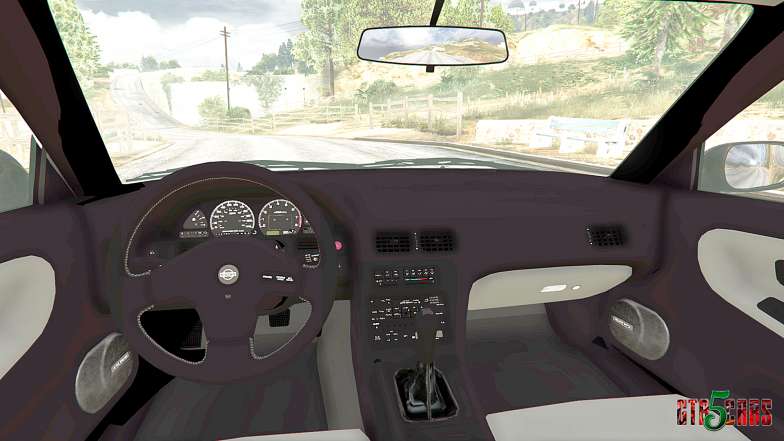 Nissan 180SX Type-X v0.5 steering wheel view