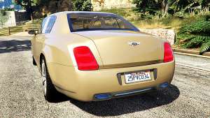 Bentley Continental Flying Spur 2010 back view