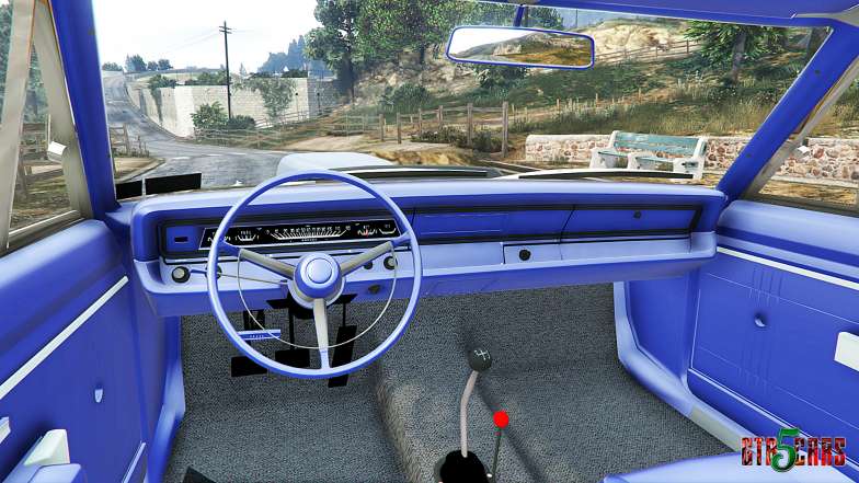 Dodge Dart 1968 Hemi steering wheel view