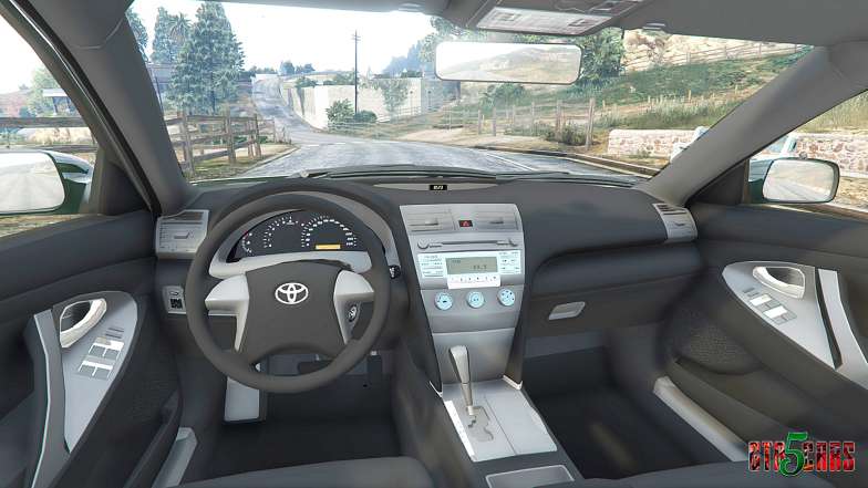 Toyota Camry V40 2008 [stock] steering wheel view