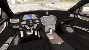 Maserati Quattroporte 2013 steering wheel view