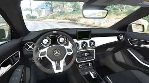 Mercedes-Benz CLA 45 AMG [AMG Wheels] steering wheel view