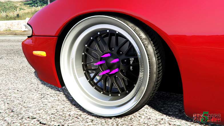Nissan Silvia S14 Zenki Stance wheel view