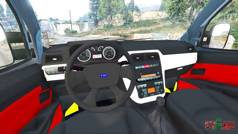 Fiat Doblo steering wheel view