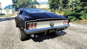 Ford Mustang 1968 v1.1 back view