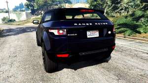 Range Rover Evoque v5.0 back view