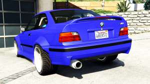 BMW M3 (E36) Street Custom [blue dials] v1.1 back view5