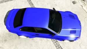 BMW M3 (E36) Street Custom [blue dials] v1.1 top view