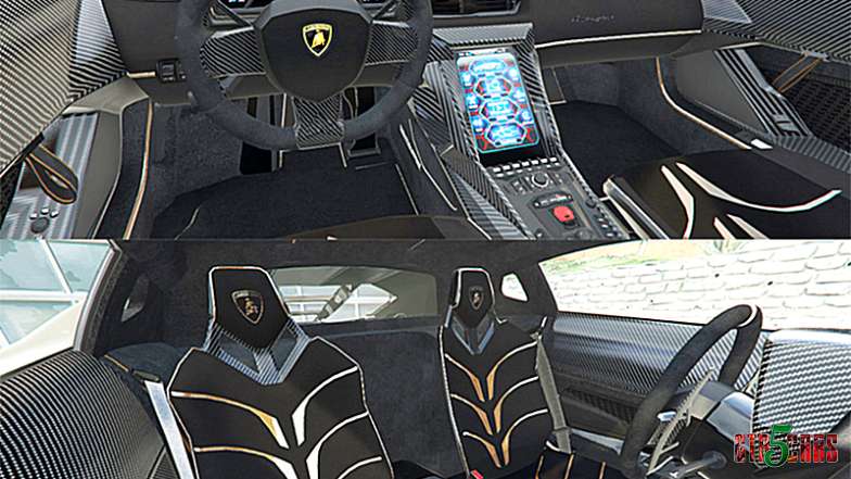 Lamborghini Centenario LP770-4 2017 v1.3 [r] interior