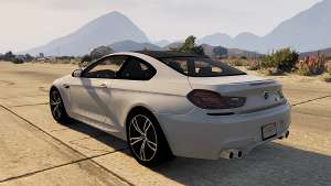BMW M6 F13 Coupe 2013 back view