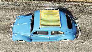 Volkswagen Fusca 1968 v0.9 [replace] top view