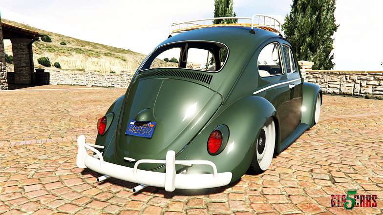 Volkswagen Fusca 1968 v1.0 [replace] back view
