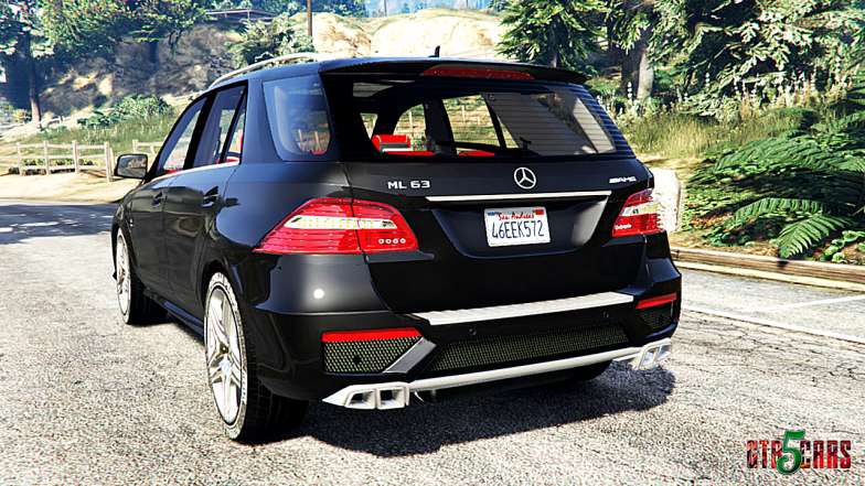 Mercedes-Benz ML63 AMG (W166) 2015 [replace] back view