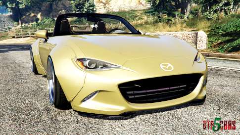 Mazda MX-5 2016 Rocket Bunny v0.1 [replace] for GTA 5 front view