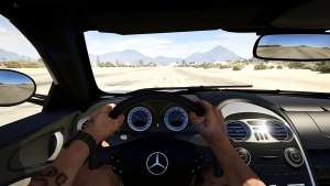 Mercedes-Benz SLR 722s Roadster &amp; Mansory steering wheel