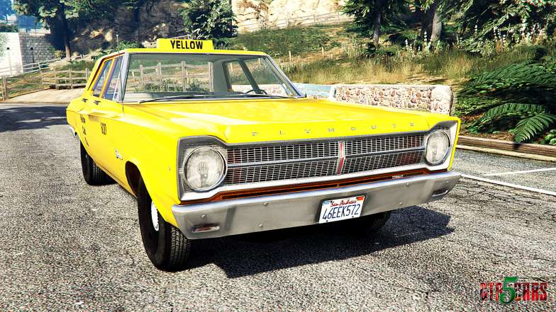 Plymouth Belvedere 1965 Taxi [replace] for GTA 5