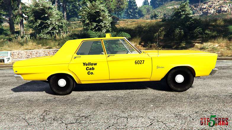 Plymouth Belvedere 1965 Taxi [replace] side view