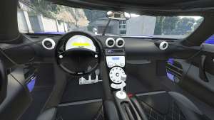 Koenigsegg CCX 2006 [Autovista] v2.0 [add-on] interior