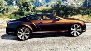 Bentley Continental GT 2012 [replace] side view