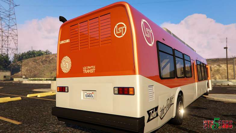 Portugal, Madeira Bus H.Funchal Low Entry Skin rear view