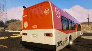 Portugal, Madeira Bus H.Funchal Low Entry Skin rear view