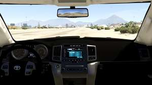 Toyota Land Cruiser 200 Zeus interior