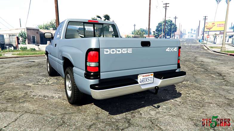Dodge Ram 1500 1999 [add-on] rear view