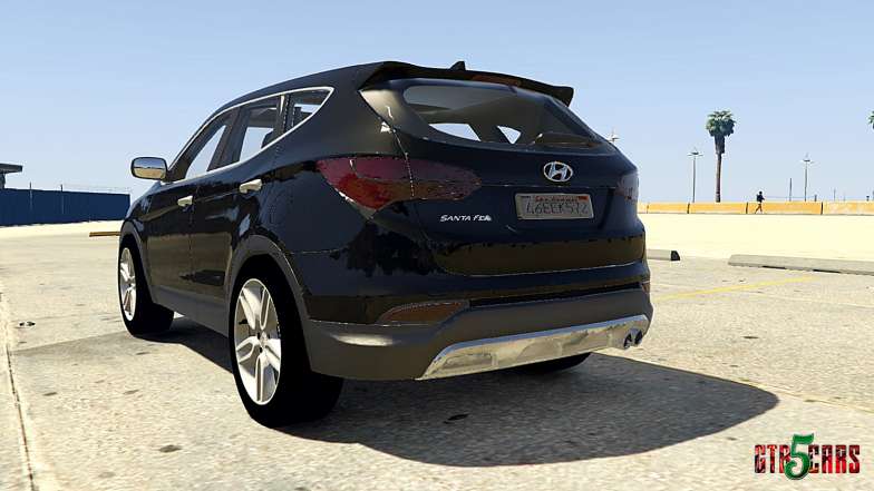 Hyundai Santa Fe 2013 rear view