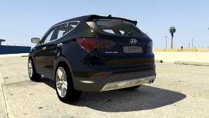 Hyundai Santa Fe 2013 rear view