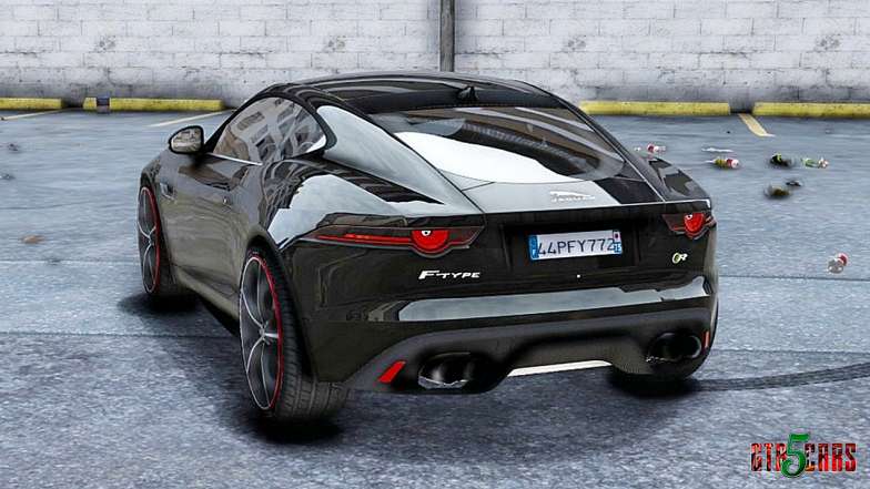 Jaguar F-Type 2015 rear view